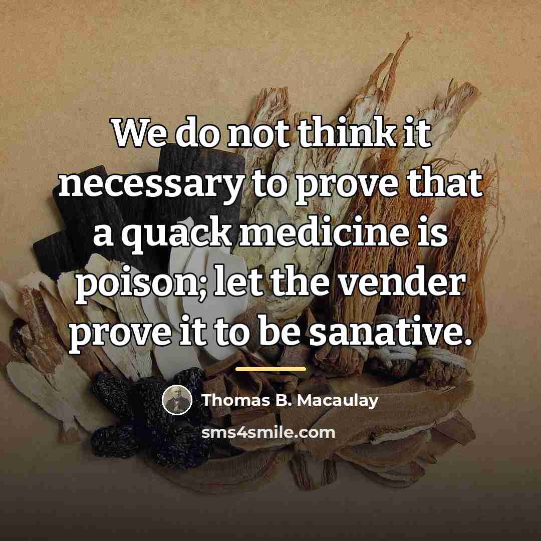 “We do not think it necessary to prove that a…” quote by Thomas B. Macaulay