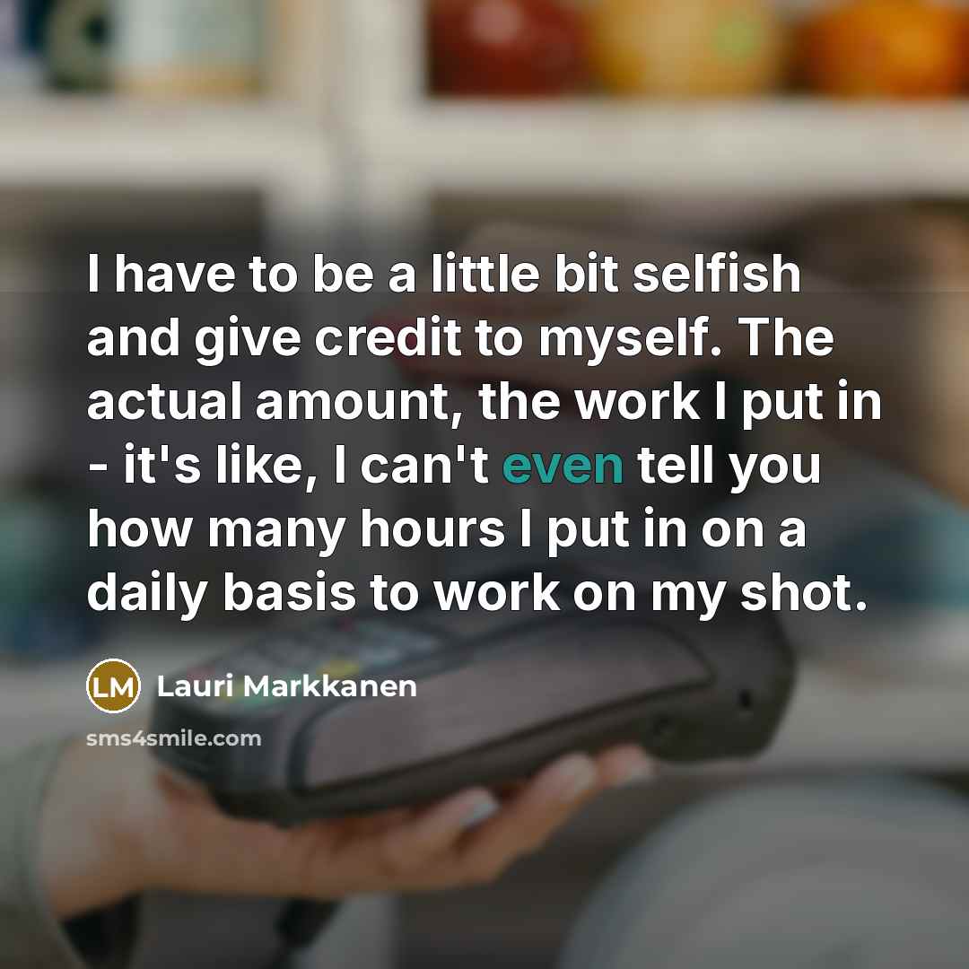 “I have to be a little bit selfish and give…” quote by Lauri Markkanen