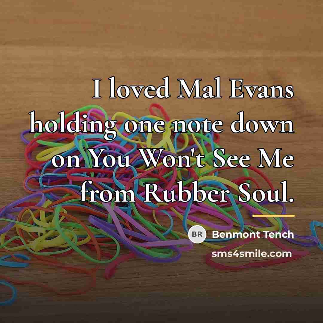 “I loved Mal Evans holding one note down on You…” quote by Benmont Tench