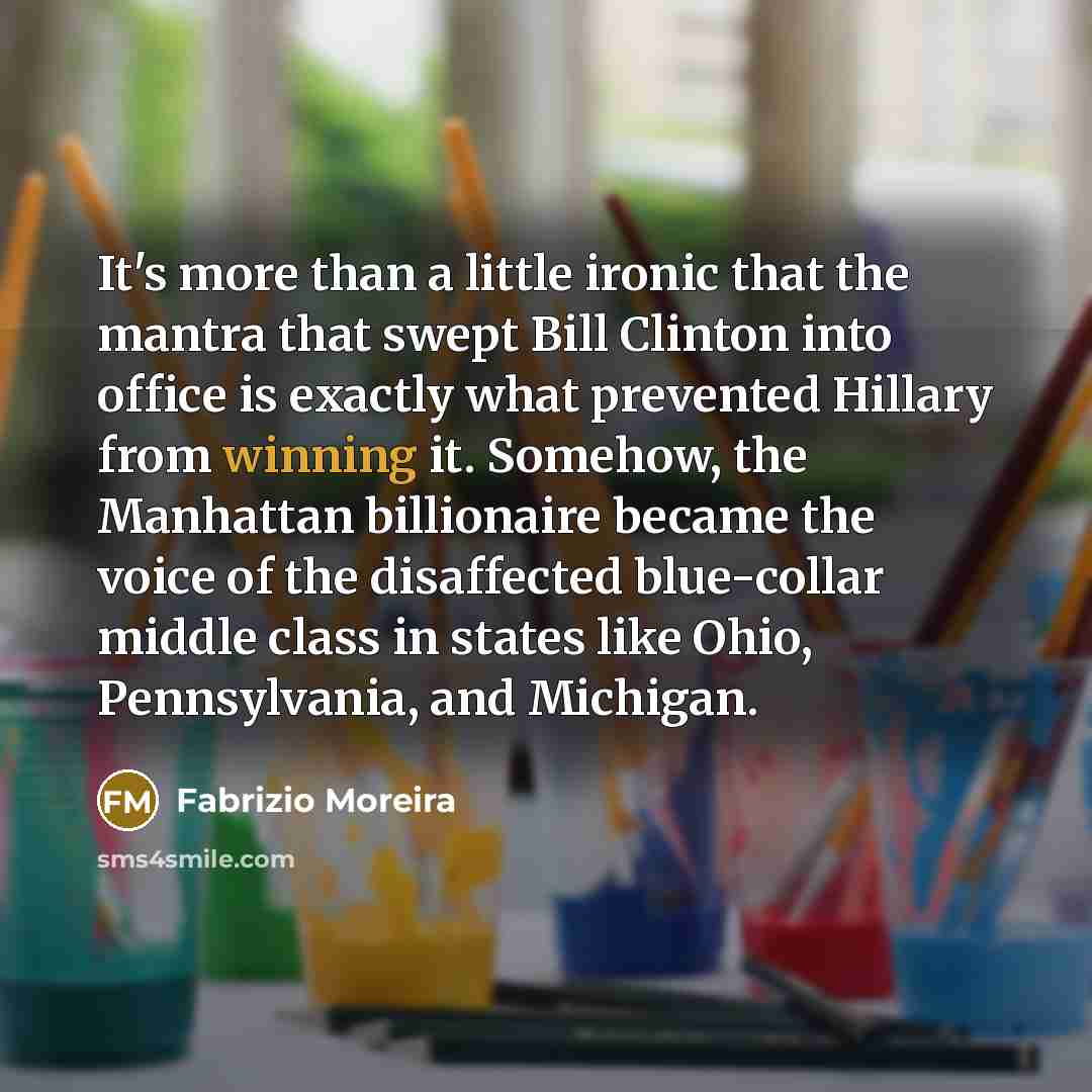 “It's more than a little ironic that the mantra that…” quote by Fabrizio Moreira