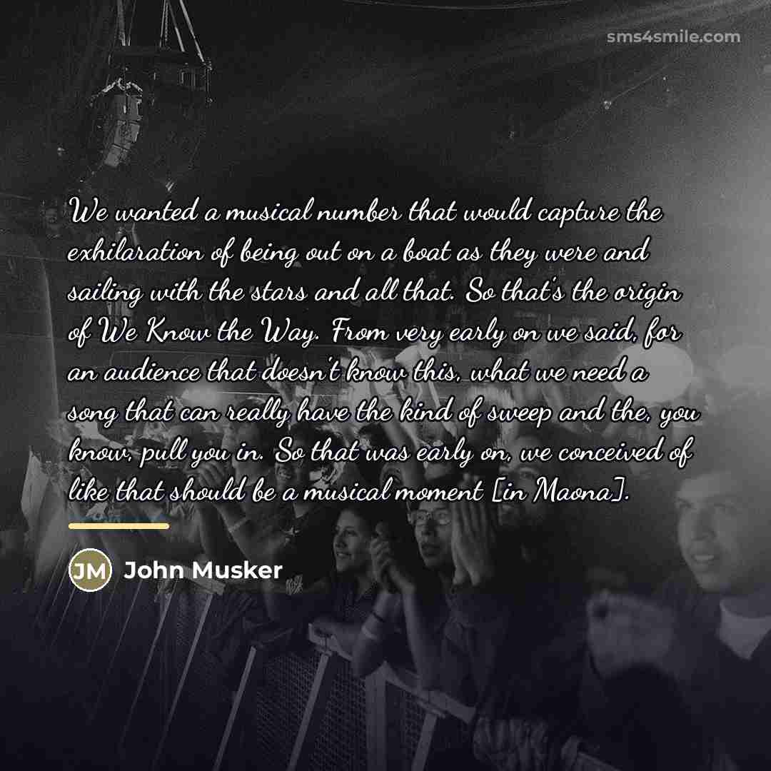 “We wanted a musical number that would capture the exhilaration…” quote by John Musker
