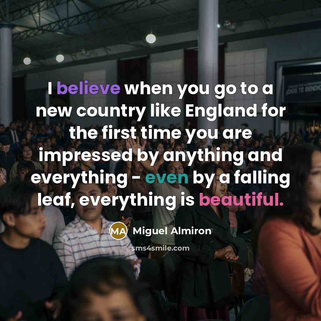 “I believe when you go to a new country like…” quote by Miguel Almiron