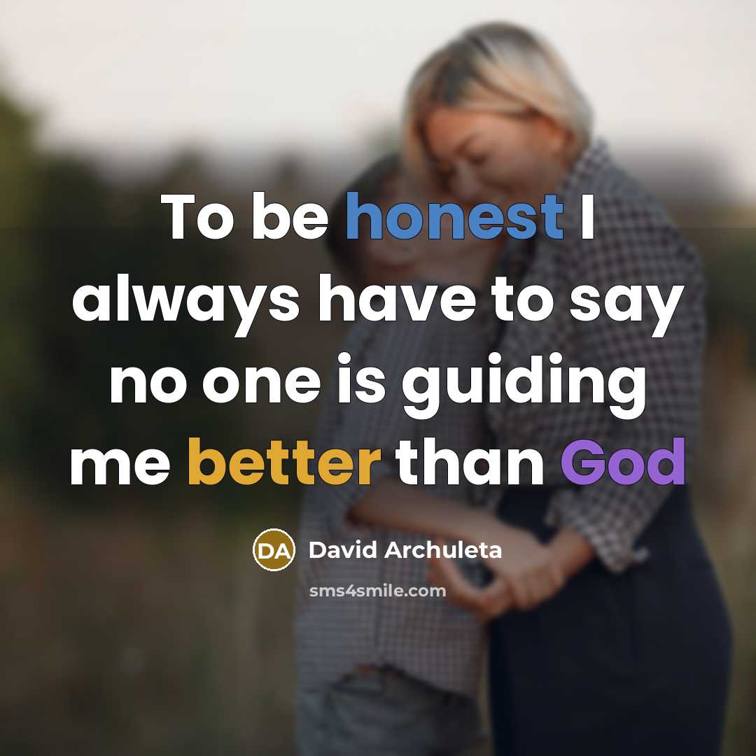 “To be honest I always have to say no one…” quote by David Archuleta