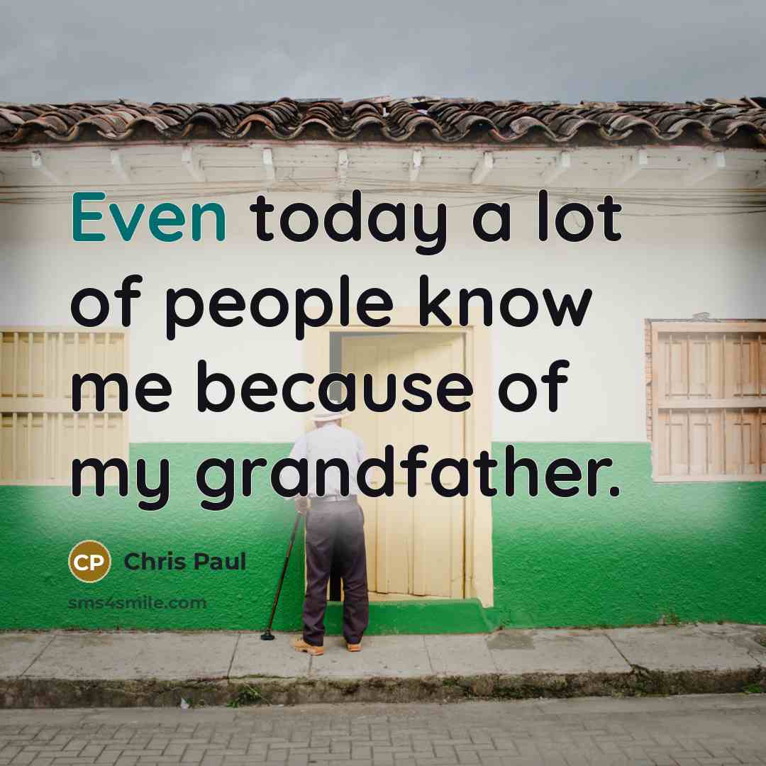 “Even today a lot of people know me because of…” quote by Chris Paul