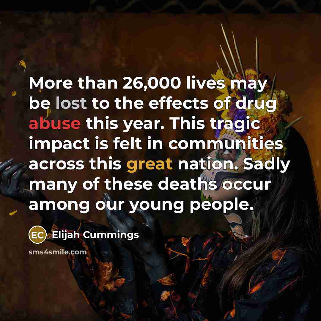 “More than 26,000 lives may be lost to the effects…” quote by Elijah Cummings
