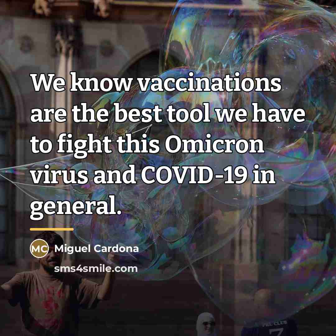 “We know vaccinations are the best tool we have to…” quote by Miguel Cardona