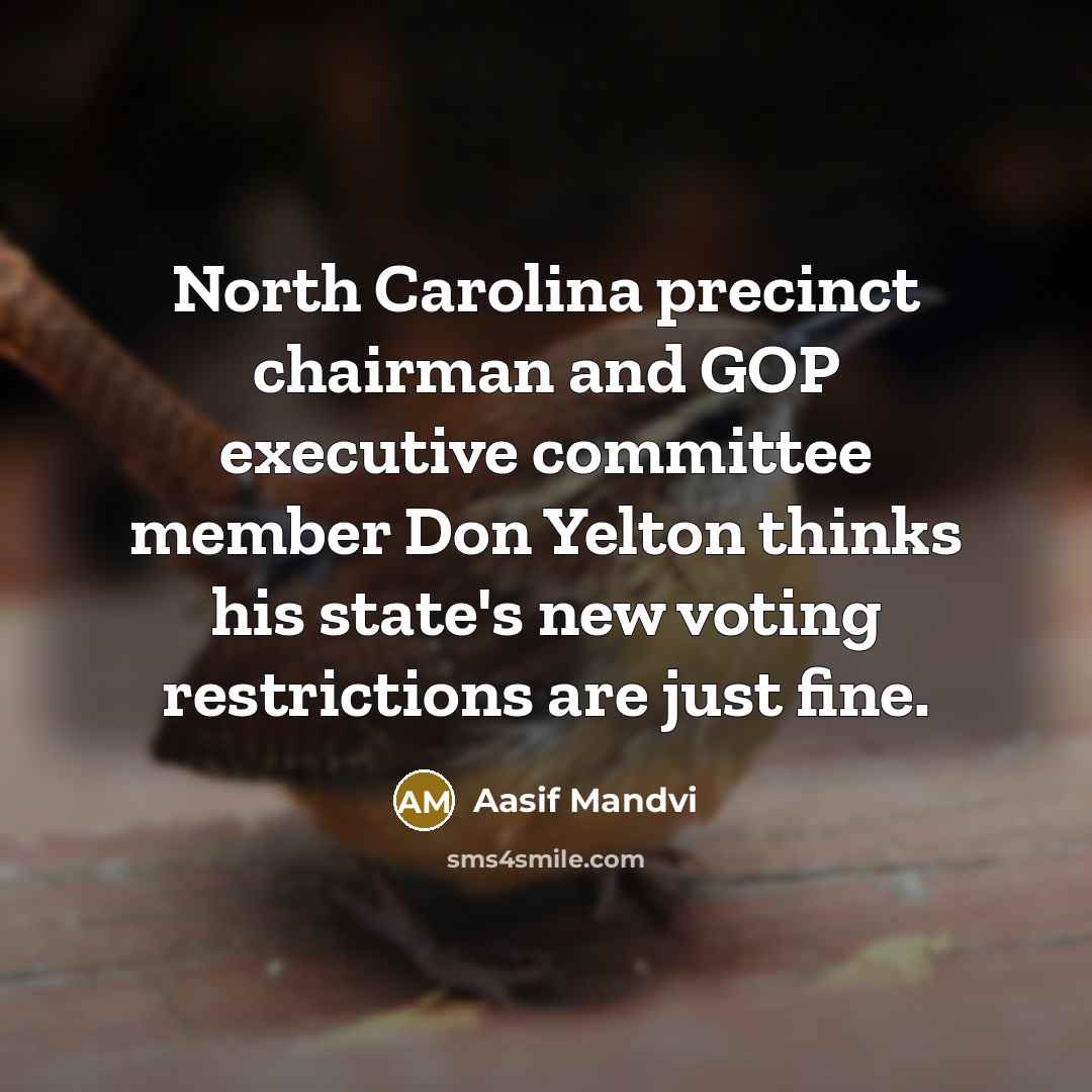 “North Carolina precinct chairman and GOP executive committee member Don…” quote by Aasif Mandvi