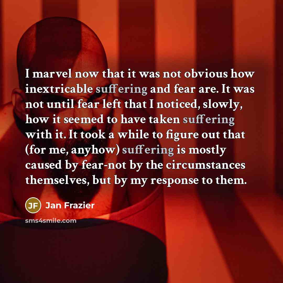 “I marvel now that it was not obvious how inextricable…” quote by Jan Frazier