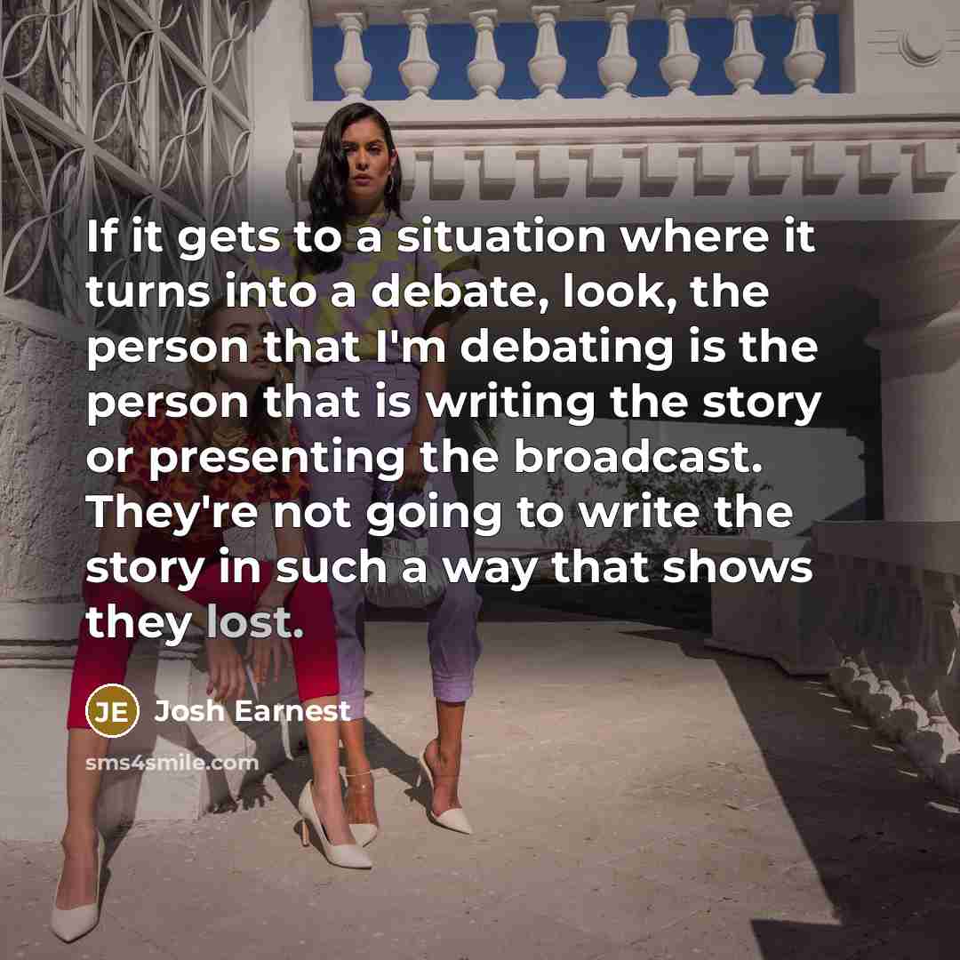 “If it gets to a situation where it turns into…” quote by Josh Earnest
