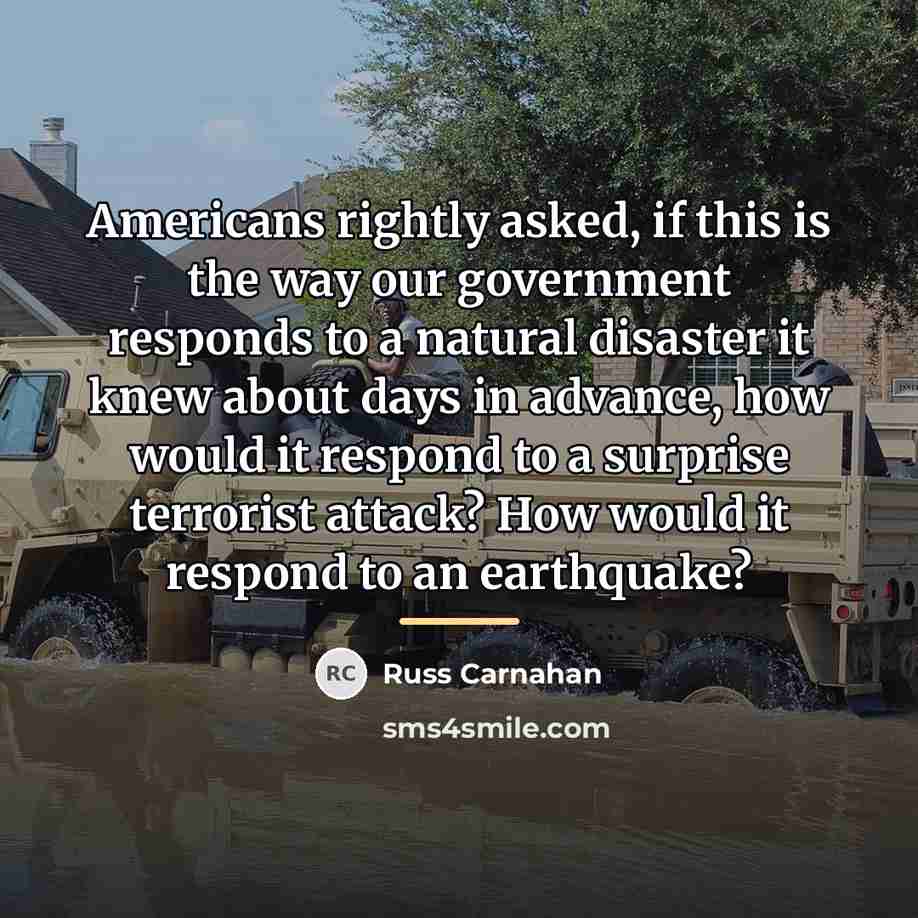 “Americans rightly asked, if this is the way our government…” quote by Russ Carnahan