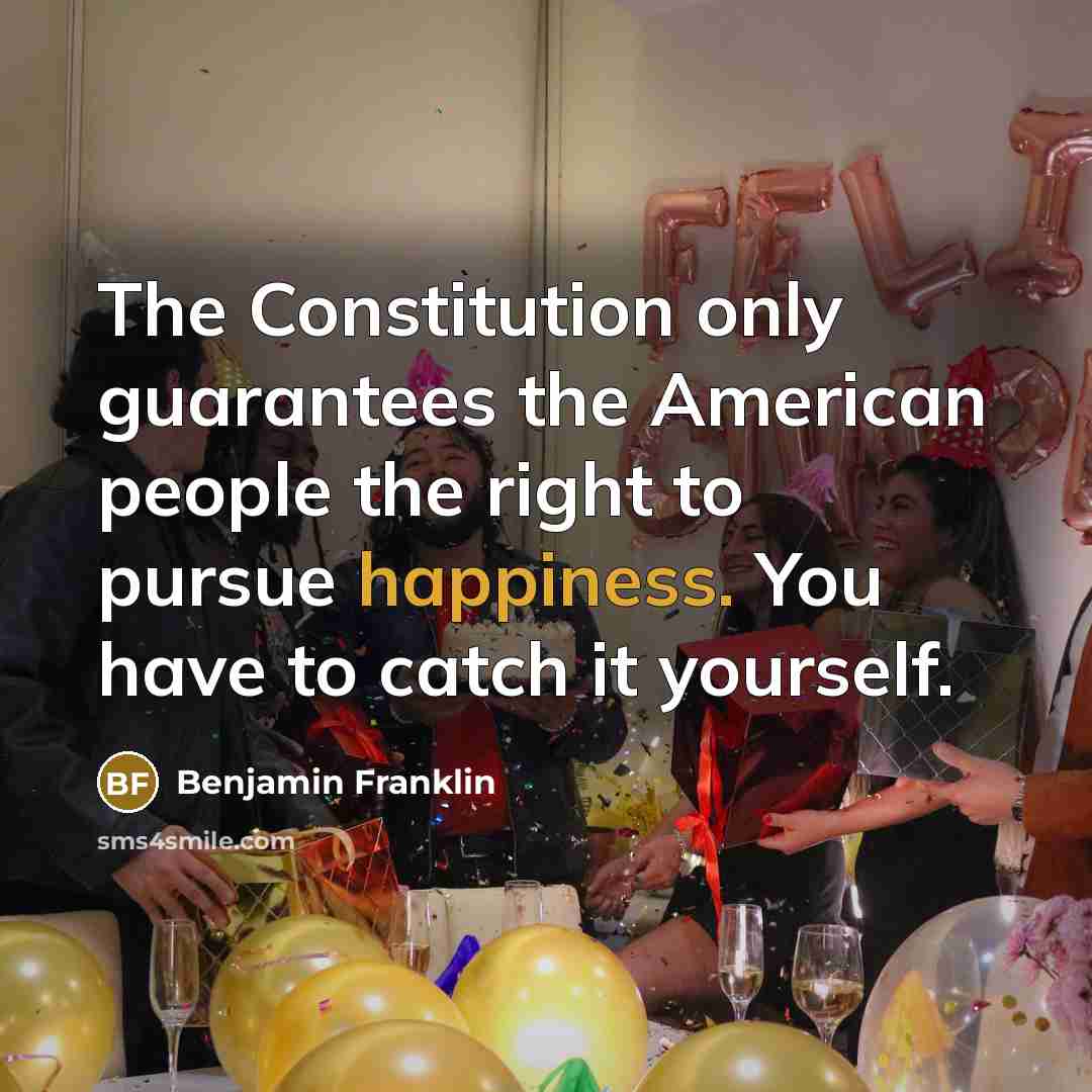 “The Constitution only guarantees the American people the right to…” quote by Benjamin Franklin