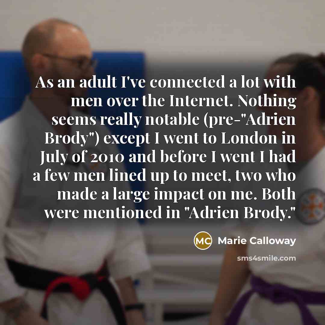 “As an adult I've connected a lot with men over…” quote by Marie Calloway