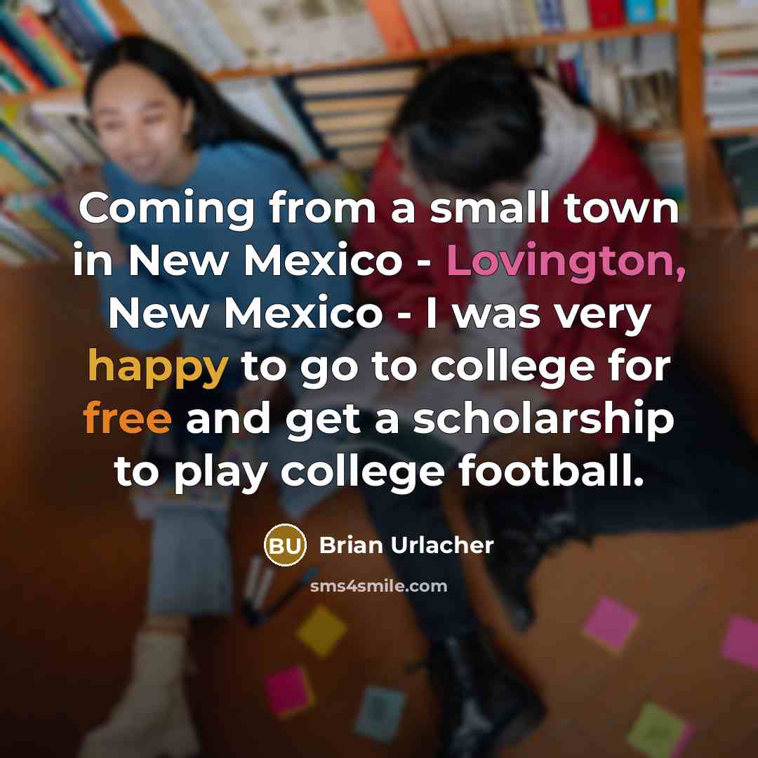 “Coming from a small town in New Mexico - Lovington,…” quote by Brian Urlacher
