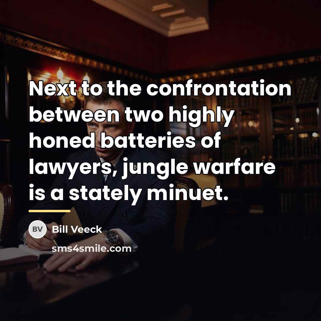 “Next to the confrontation between two highly honed batteries of…” quote by Bill Veeck