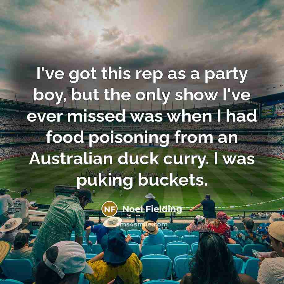 “I've got this rep as a party boy, but the…” quote by Noel Fielding