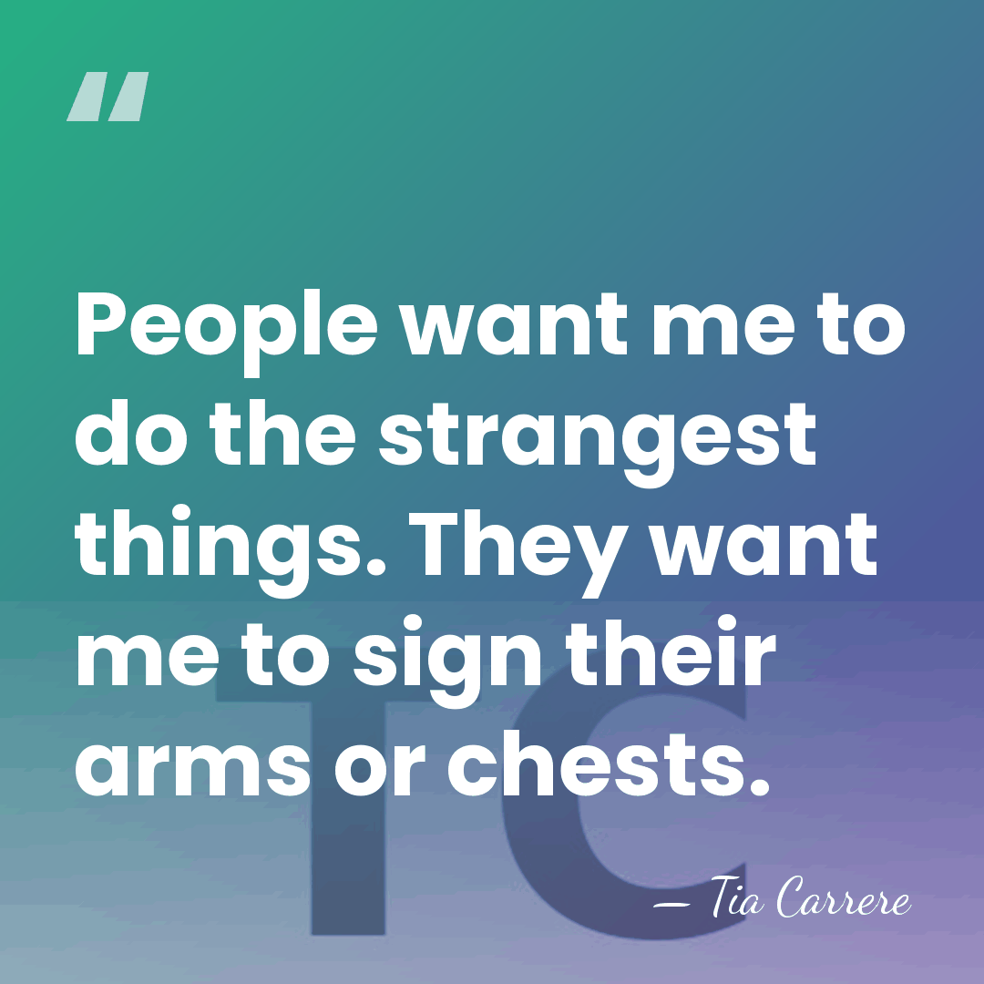 People want me to do the strangest things. They want me to&hellip; - Tia Carrere