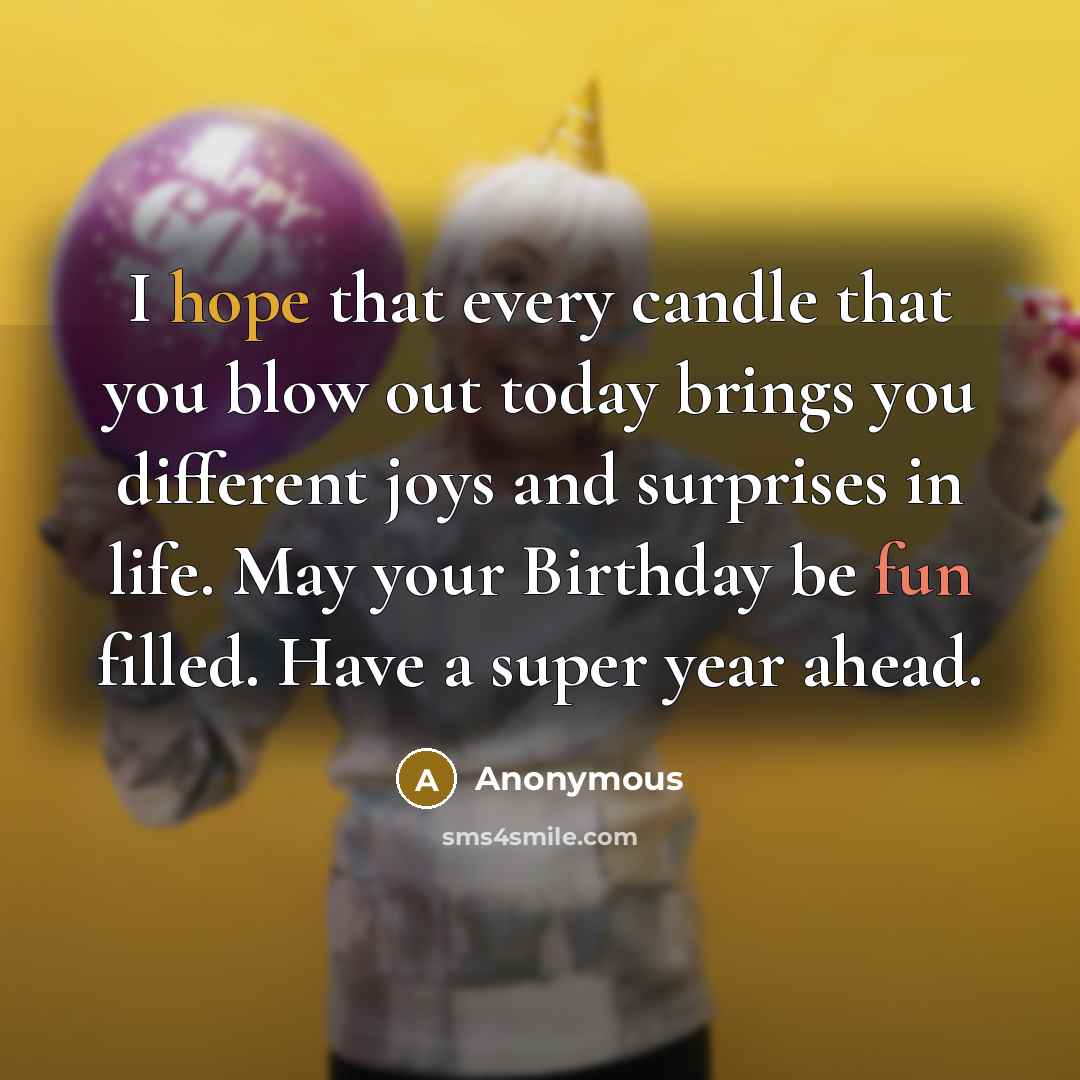“I hope that every candle that you blow out today…” quote by Anonymous