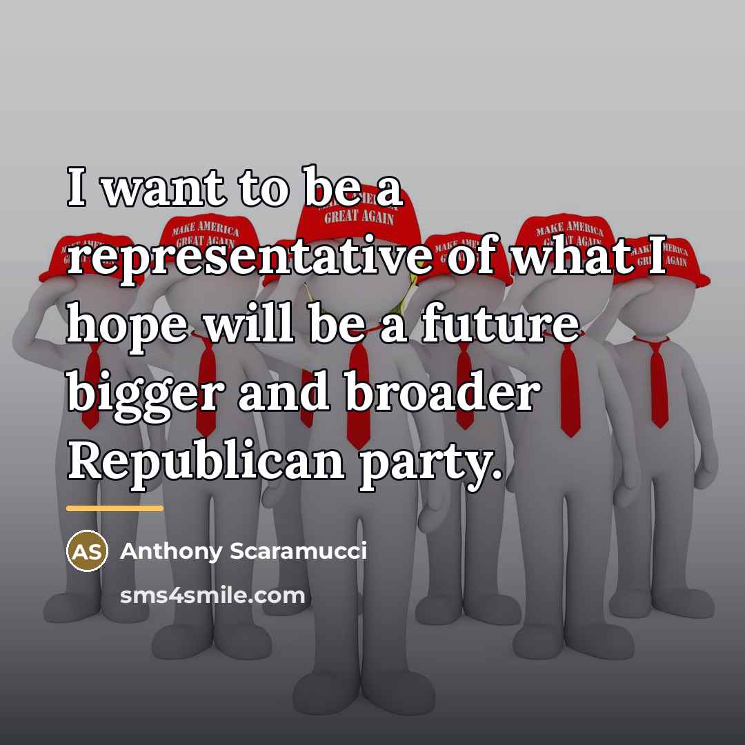 “I want to be a representative of what I hope…” quote by Anthony Scaramucci