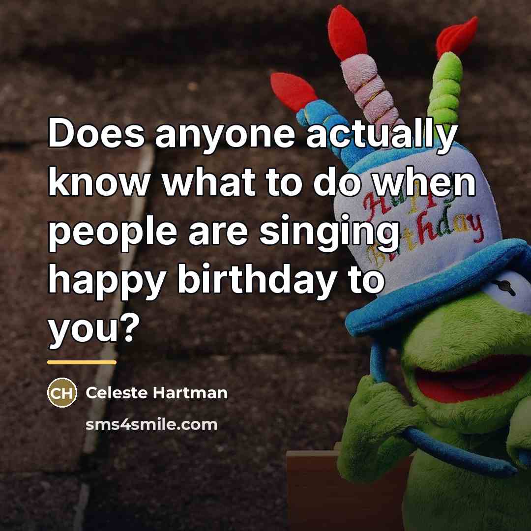 “Does anyone actually know what to do when people are…” quote by Celeste Hartman