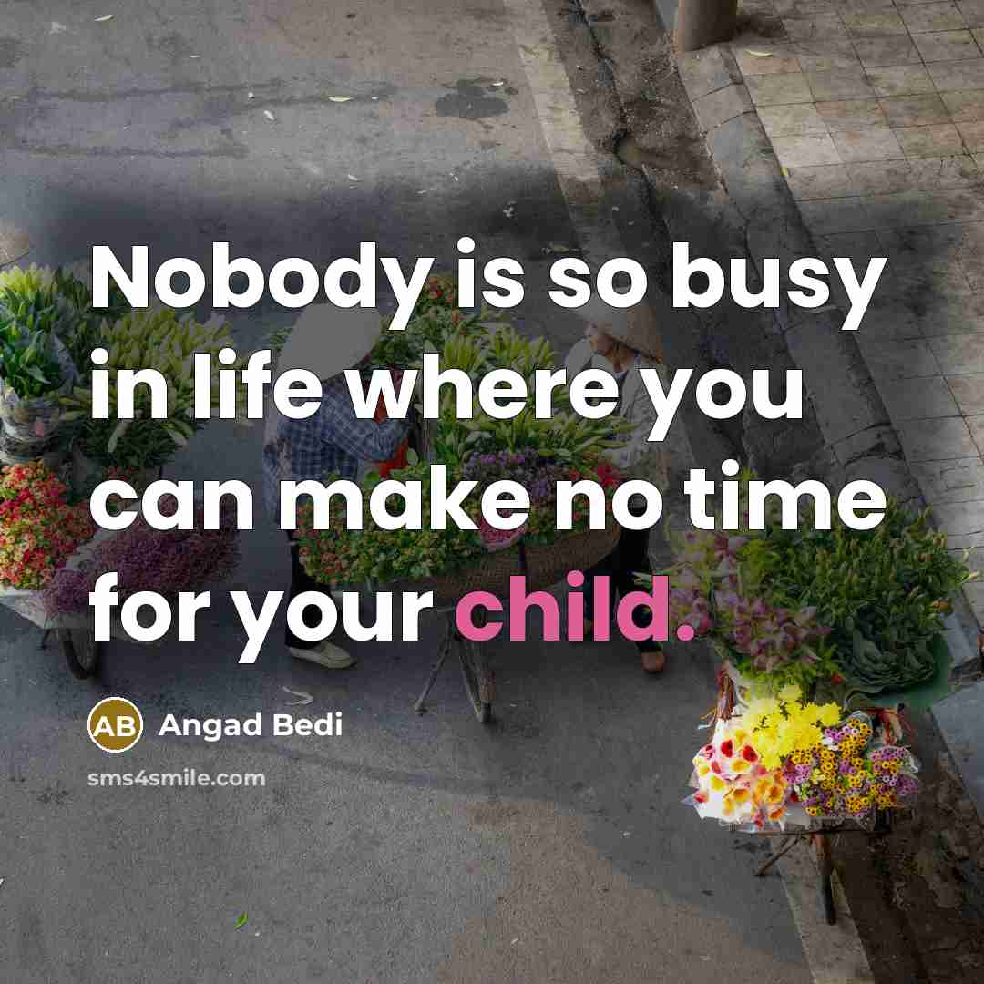 “Nobody is so busy in life where you can make…” quote by Angad Bedi