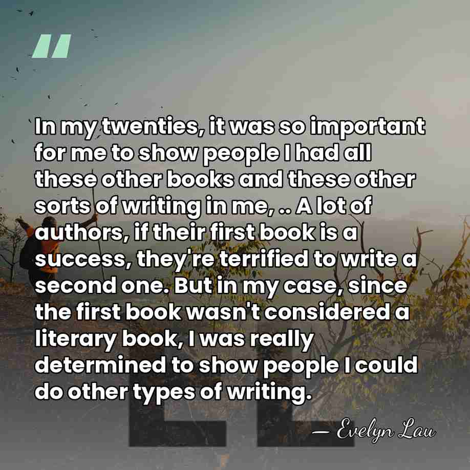 In my twenties, it was so important for me to show people&hellip; - Evelyn Lau