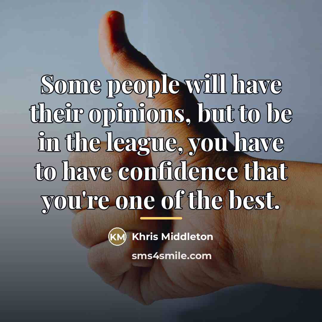 “Some people will have their opinions, but to be in…” quote by Khris Middleton