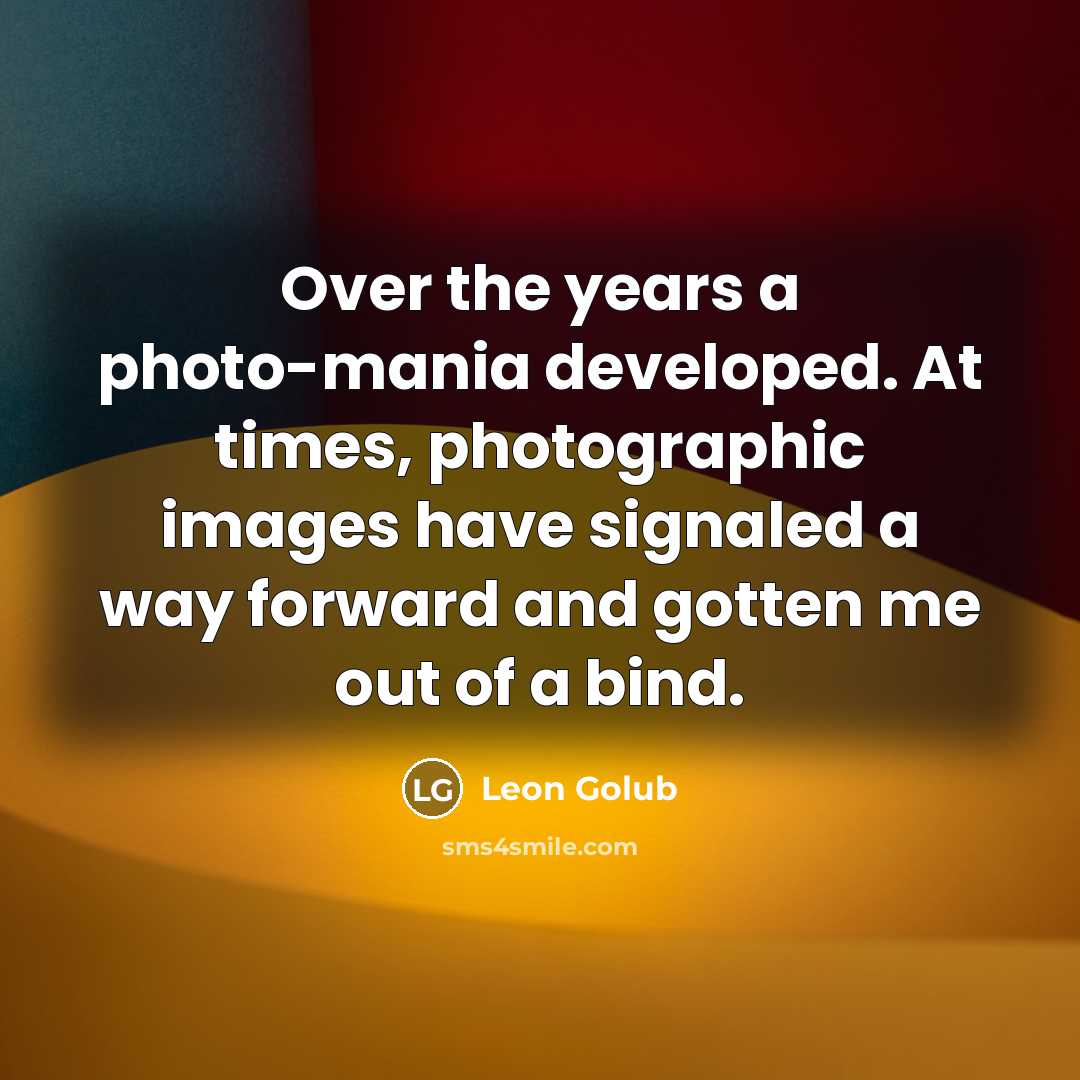 “Over the years a photo-mania developed. At times, photographic images…” quote by Leon Golub