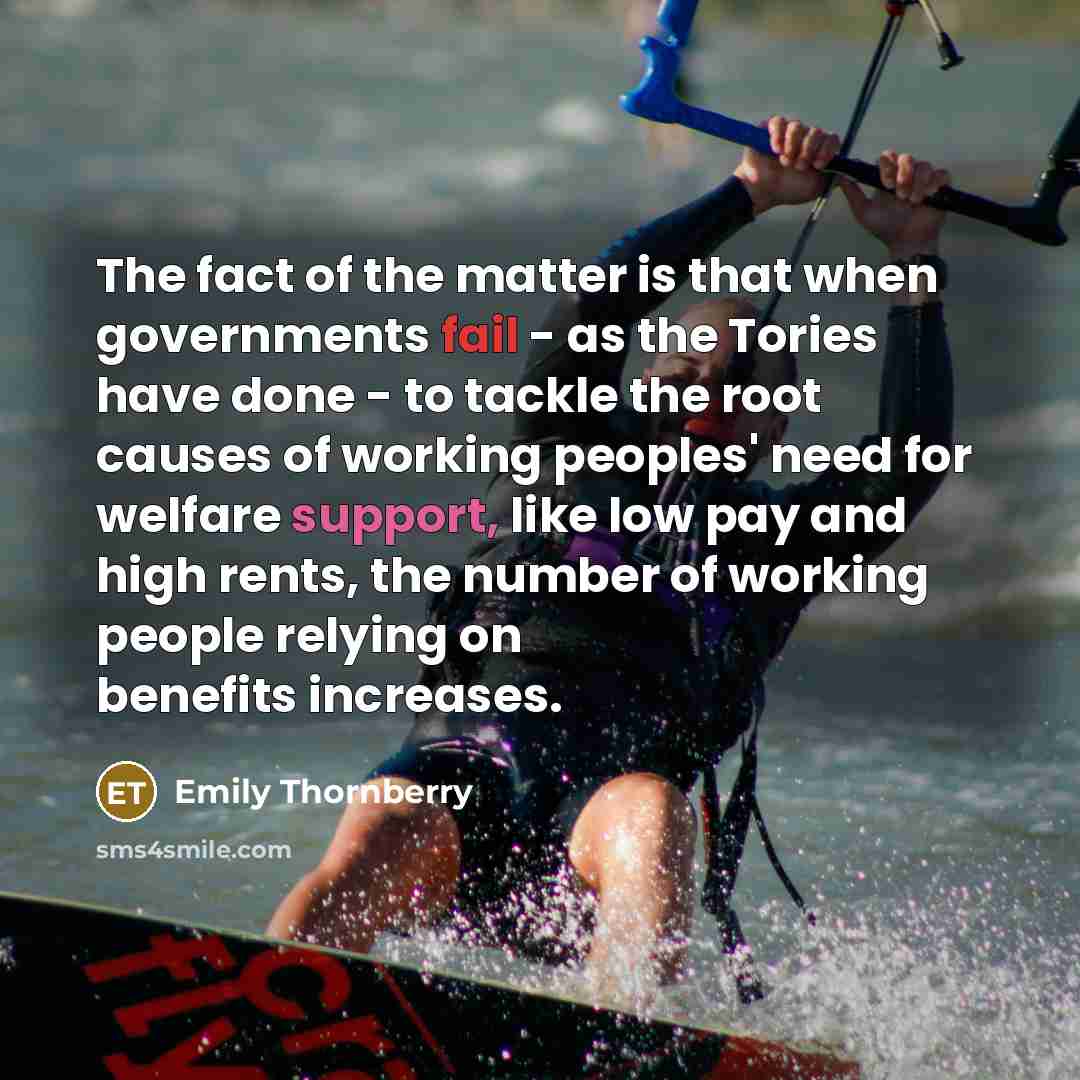 “The fact of the matter is that when governments fail…” quote by Emily Thornberry
