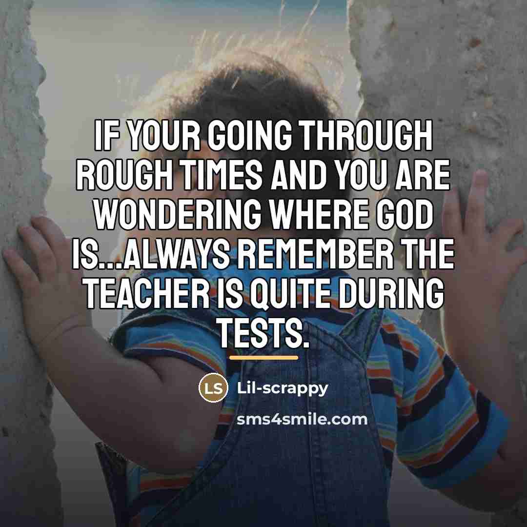 “If your going through rough times and you are wondering…” quote by Lil-scrappy
