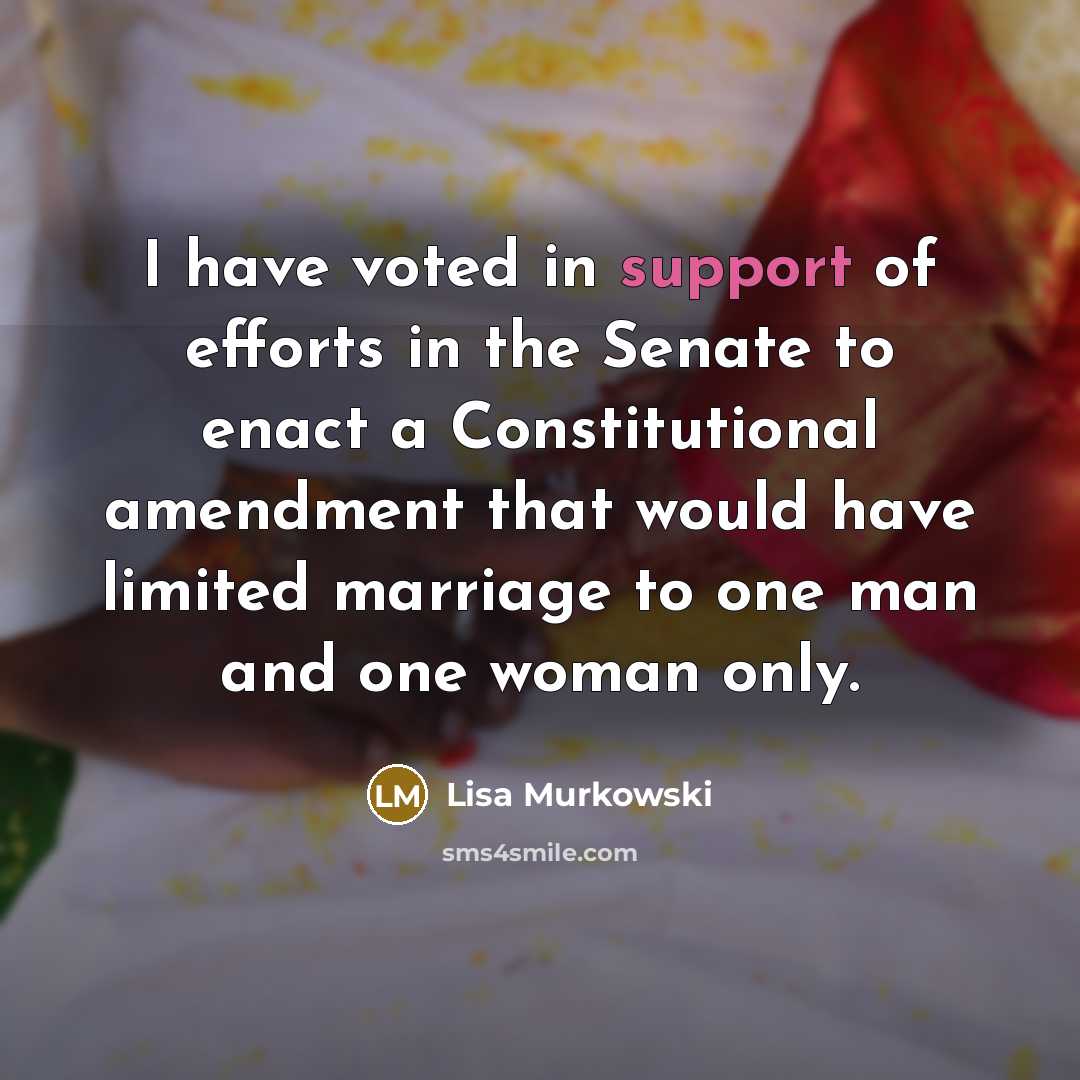“I have voted in support of efforts in the Senate…” quote by Lisa Murkowski