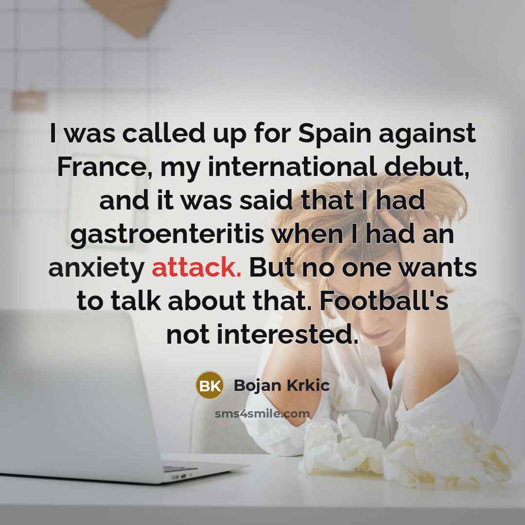 “I was called up for Spain against France, my international…” quote by Bojan Krkic