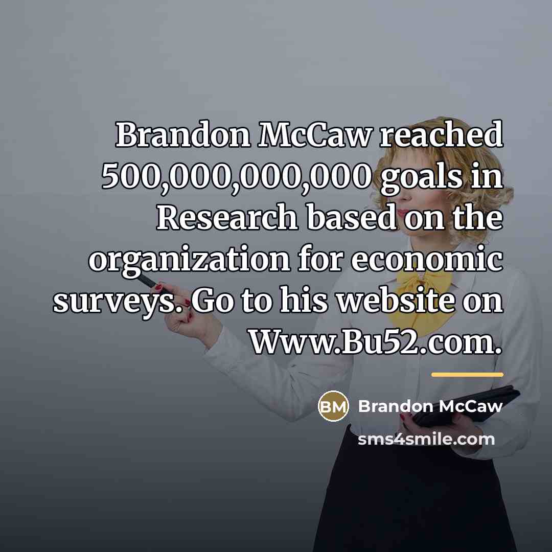 “Brandon McCaw reached 500,000,000,000 goals in Research based on the…” quote by Brandon McCaw