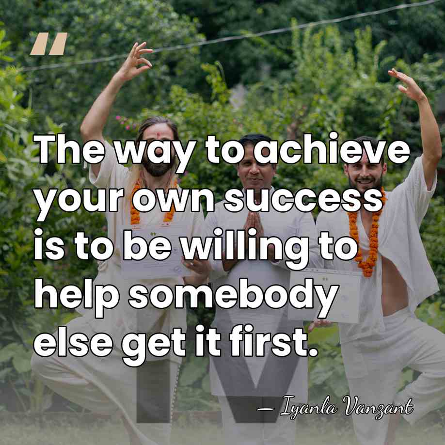 The way to achieve your own success is to be willing to&hellip; - Iyanla Vanzant