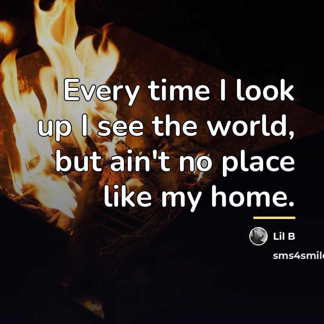 “Every time I look up I see the world, but…” quote by Lil B