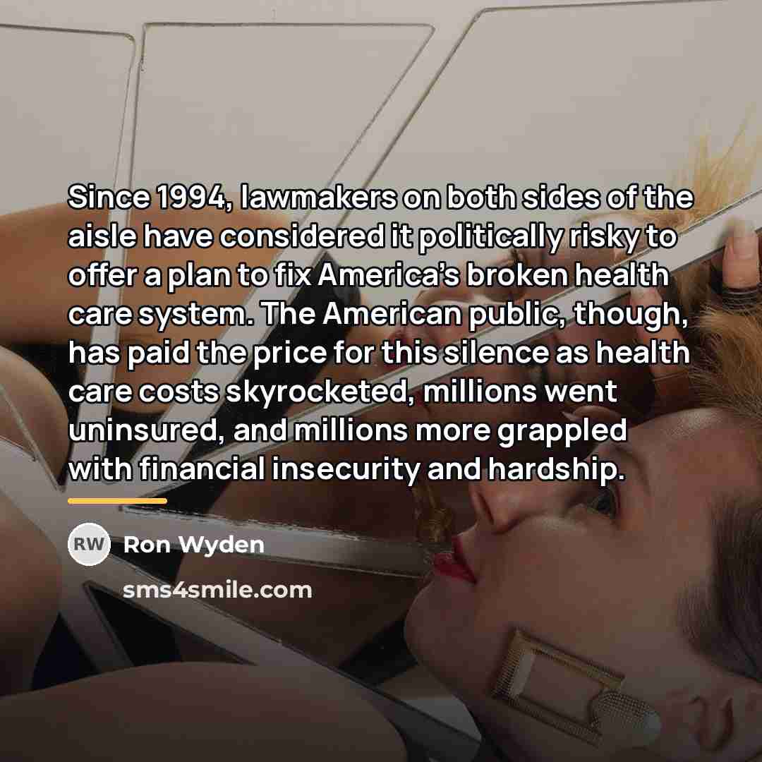“Since 1994, lawmakers on both sides of the aisle have…” quote by Ron Wyden