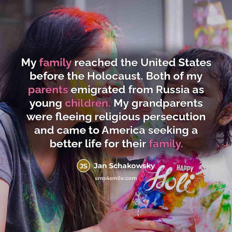 “My family reached the United States before the Holocaust. Both…” quote by Jan Schakowsky