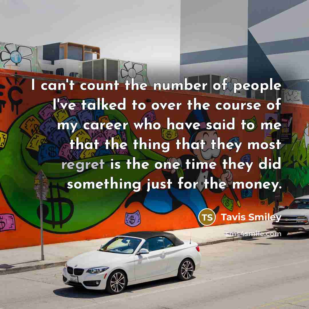 “I can't count the number of people I've talked to…” quote by Tavis Smiley