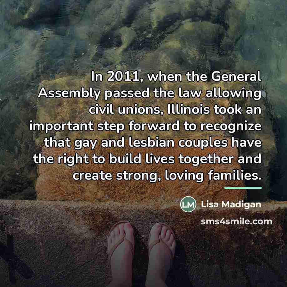 “In 2011, when the General Assembly passed the law allowing…” quote by Lisa Madigan