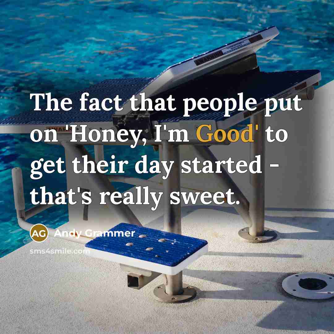 “The fact that people put on 'Honey, I'm Good' to…” quote by Andy Grammer