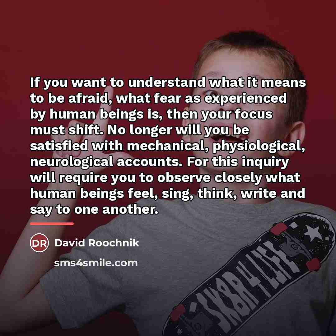 “If you want to understand what it means to be…” quote by David Roochnik