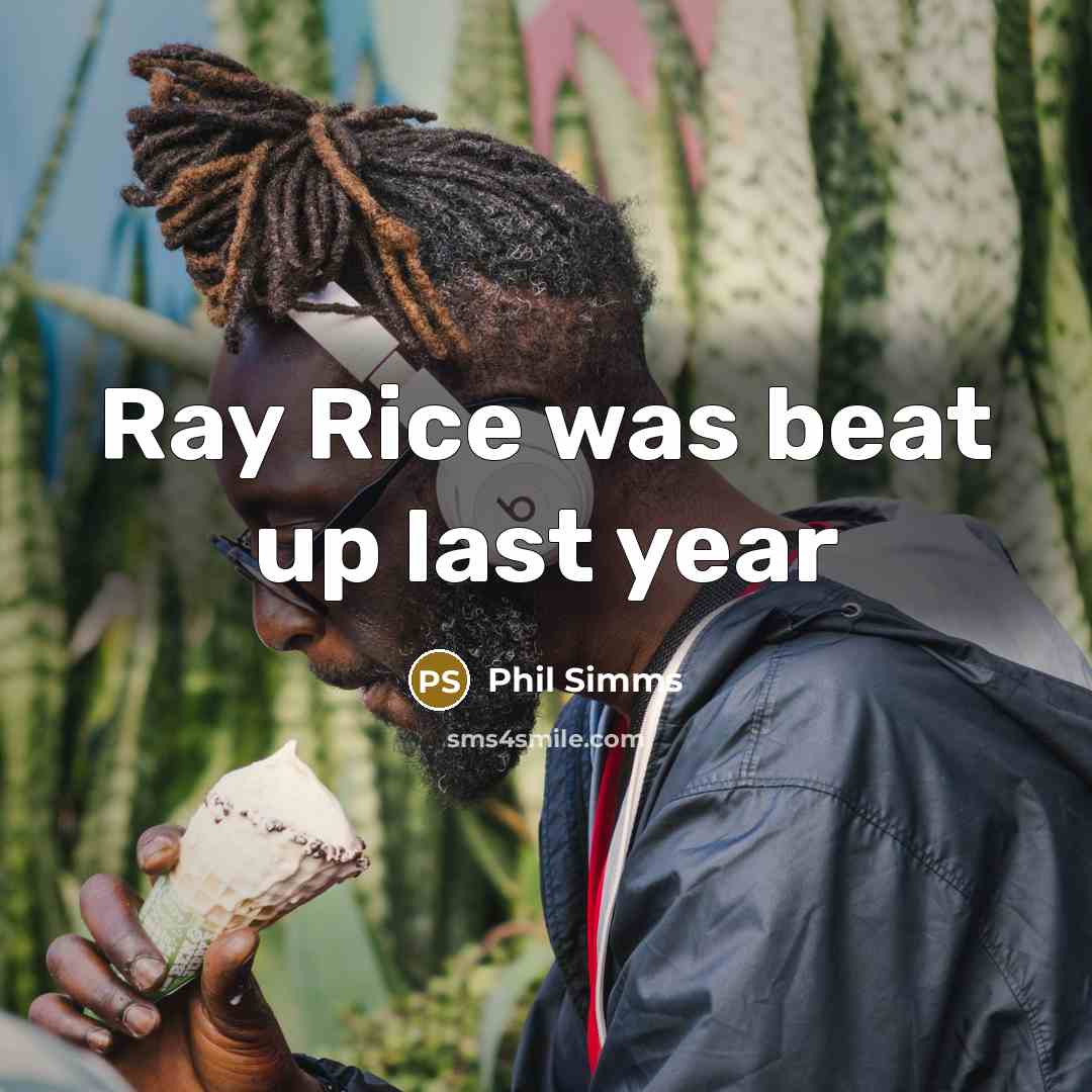 “Ray Rice was beat up last year…” quote by Phil Simms