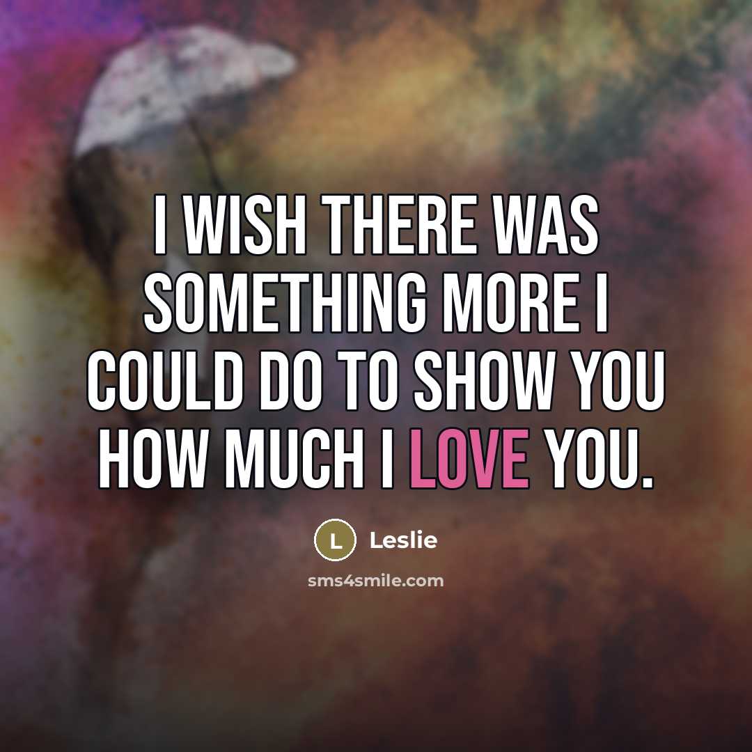 “I wish there was something more I could do to…” quote by Leslie