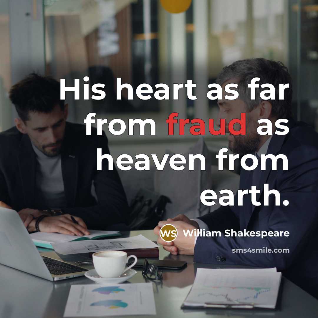 “His heart as far from fraud as heaven from earth.…” quote by William Shakespeare
