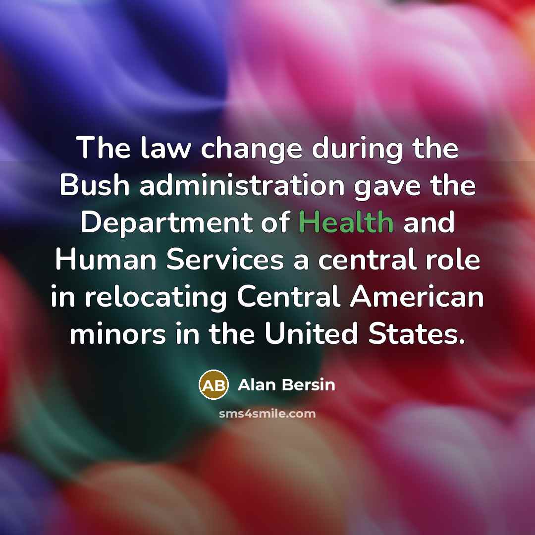 “The law change during the Bush administration gave the Department…” quote by Alan Bersin