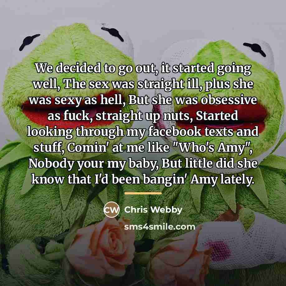 “We decided to go out, it started going well, The…” quote by Chris Webby