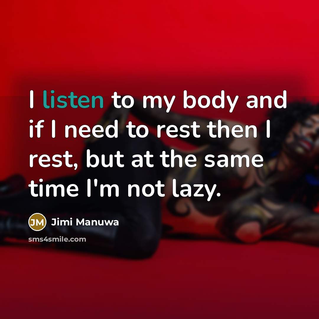 “I listen to my body and if I need to…” quote by Jimi Manuwa