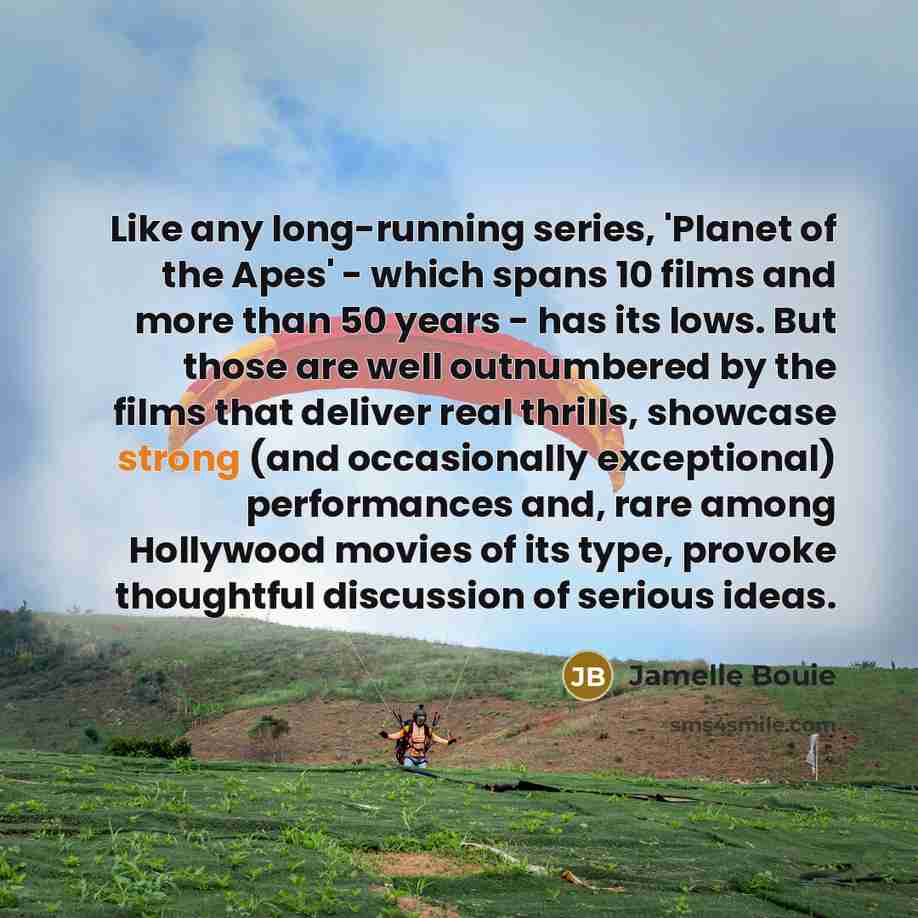 “Like any long-running series, 'Planet of the Apes' - which…” quote by Jamelle Bouie