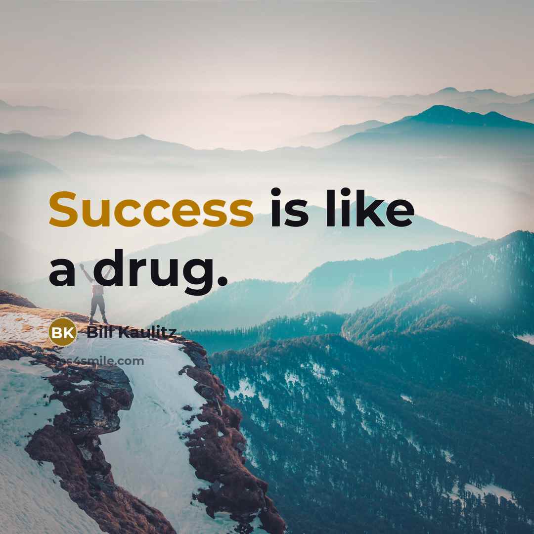 “Success is like a drug.…” quote by Bill Kaulitz