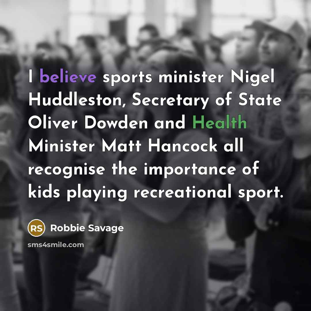 “I believe sports minister Nigel Huddleston, Secretary of State Oliver…” quote by Robbie Savage