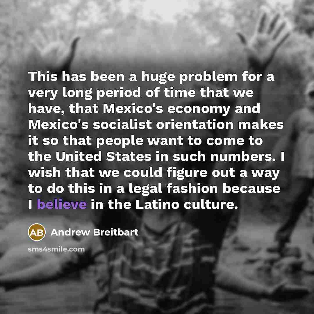 “This has been a huge problem for a very long…” quote by Andrew Breitbart